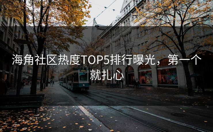 海角社区热度TOP5排行曝光，第一个就扎心